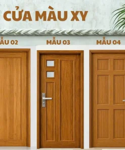 Cánh cửa nhựa composite thực tế tại bãi kho Nam Tiến