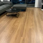 Sàn nhựa hèm khóa SPC vân gỗ lắp đặt hoàn thiện, sàn nhựa hèm khóa chống nước