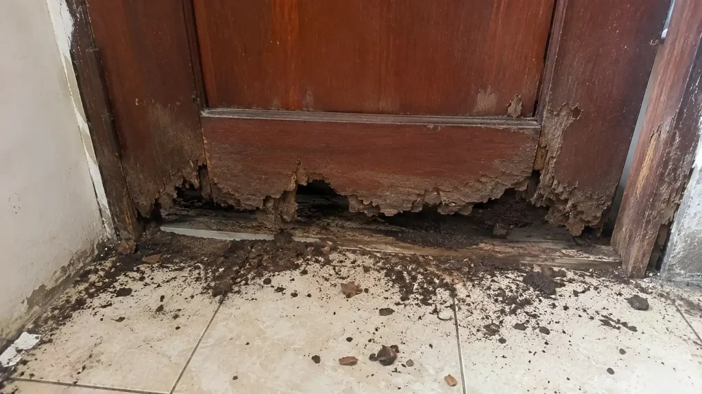 Tình trạng cửa gỗ bị mục chân tại khu vực ven biển, cửa nhựa composite miền tây