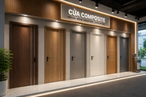 Tổng kho phân phối phôi cửa nhựa composite Nam Tiến, cửa nhựa giả gỗ Vĩnh Long Đồng Tháp