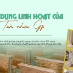 Khám phá những ứng dụng đa dạng của tấm nhựa GP trong từng không gian nội thất từ phòng khách, phòng ngủ đến phòng làm việc.