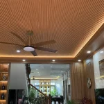 Báo giá sỉ trần nhựa lam sóng giao về Bạc Liêu ốp trần nhà phố hoàn thiện