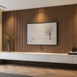 Bề mặt tấm ốp lam sóng nhựa 3D trang trí tường và hỗ trợ tán âm, lam sóng nhựa giảm tiếng vang có tốt không