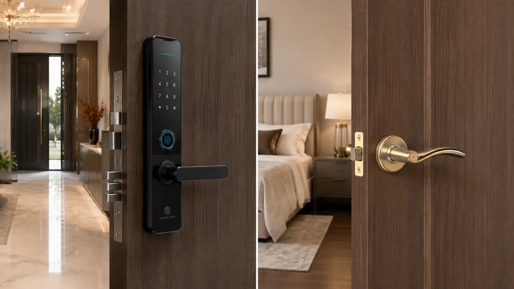 Chọn khóa cửa nhựa composite cho từng vị trí phòng