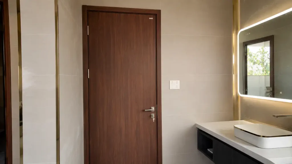 Cửa nhựa composite nhà vệ sinh tại Cần Thơ lắp đặt hoàn thiện thẩm mỹ