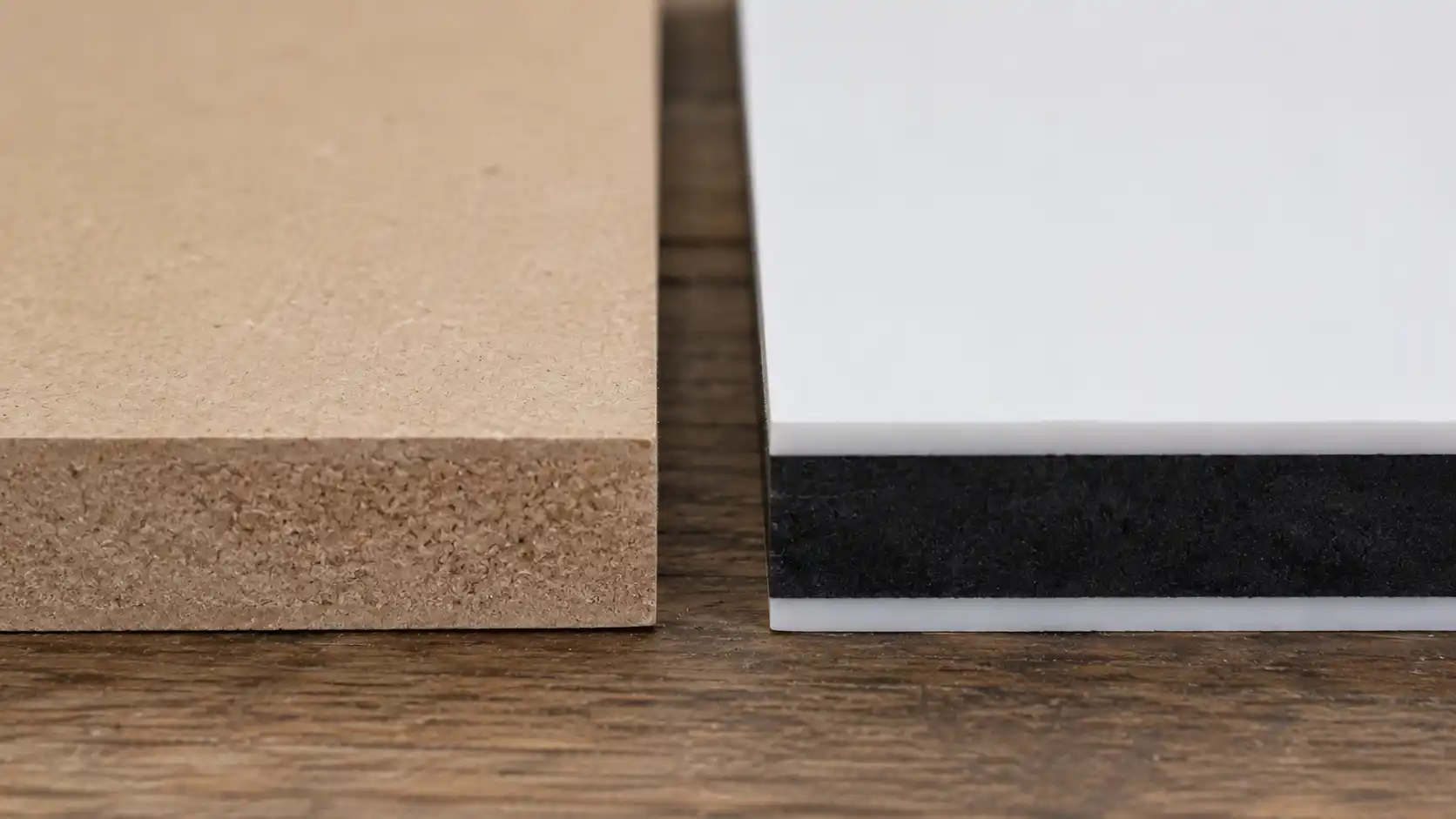 So sánh cấu trúc ván gỗ MDF và phản nhựa đặc than tre 3 lớp