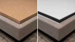 So sánh dát phản giường nhựa đặc 17mm và gỗ công nghiệp MDF, so sánh dát giường nhựa và dát gỗ
