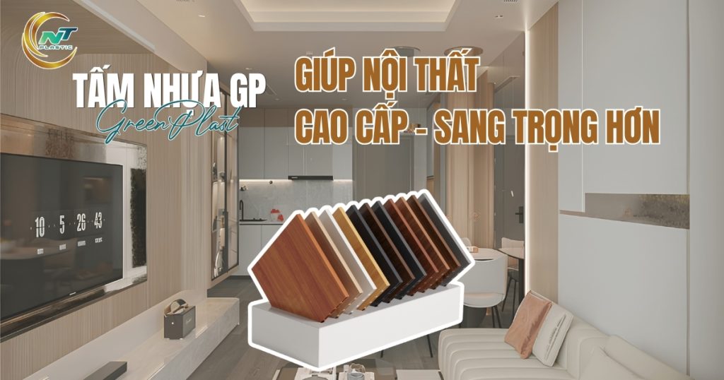 Khám phá những chi tiết thiết kế giúp nội thất từ tấm nhựa GP trở nên tinh tế, hiện đại và sang trọng hơn.