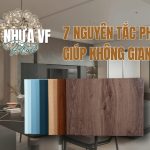 Gợi ý 7 nguyên tắc phối tấm nhựa VF với đá, kính, kim loại và các vật liệu nội thất để tạo không gian hài hòa.