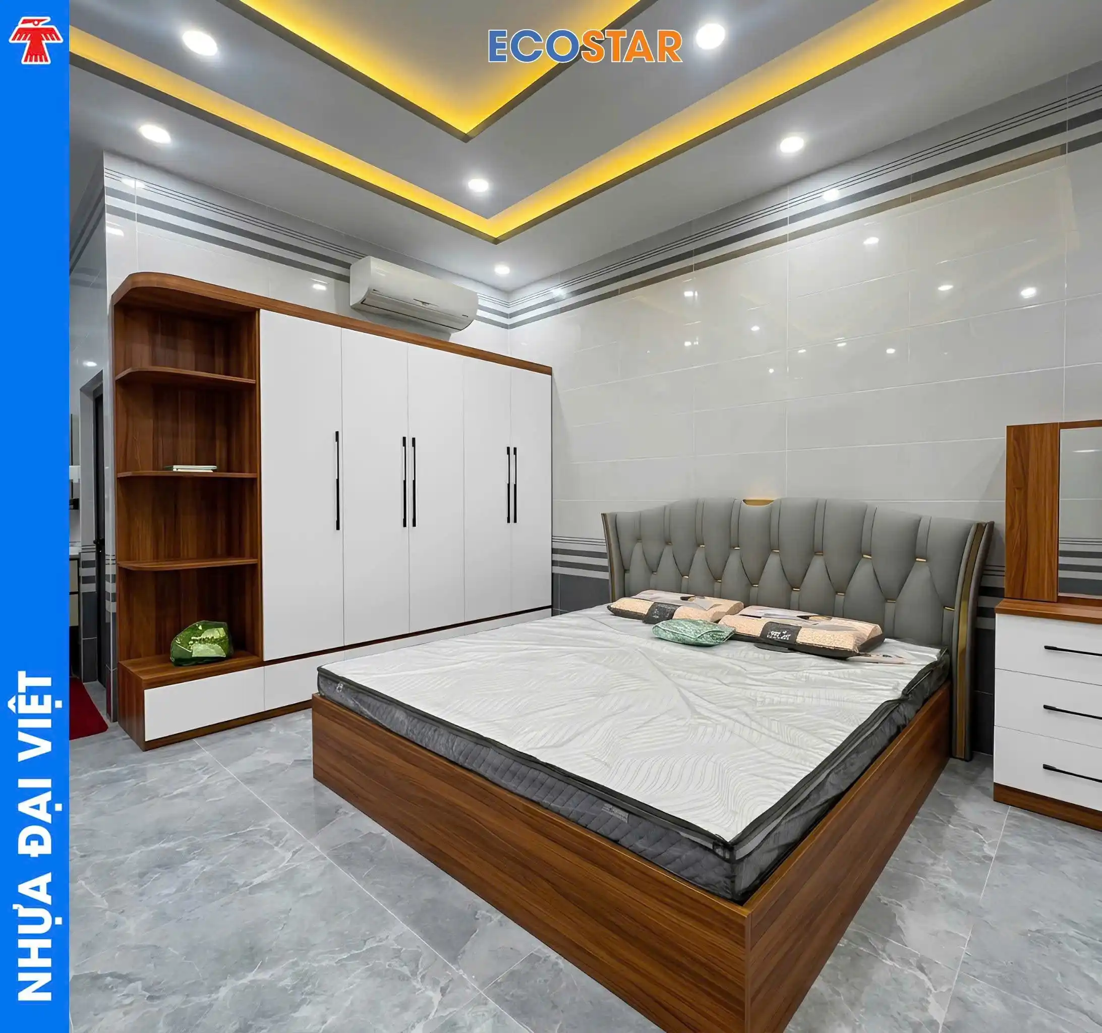 Tiêu chuẩn 4 KHÔNG an toàn khi đóng tủ phòng ngủ bằng tấm Ecostar 18mm