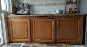 Tủ bếp bị võng