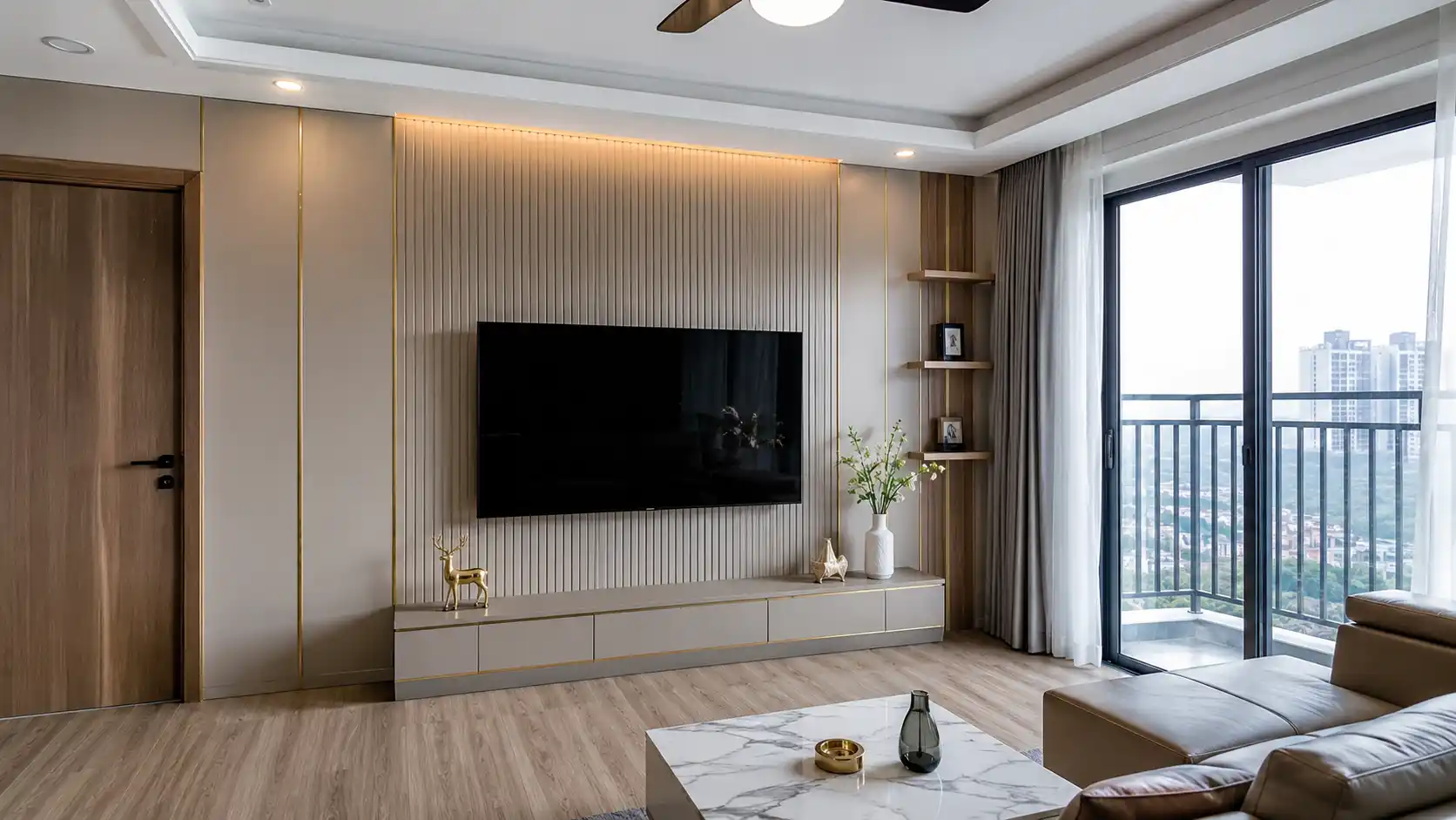 Ứng dụng nẹp nhôm trang trí hoàn thiện vách ốp và sàn nhà ở hiện đại