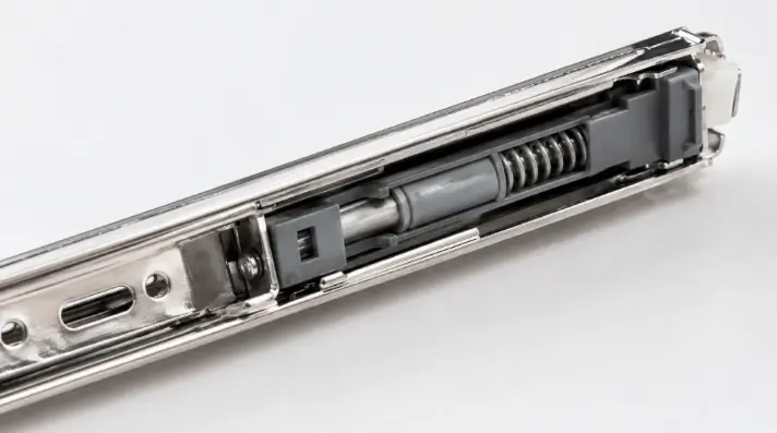 Cụm piston dầu thủy lực khép kín giúp ray bi Inox Cadman tự hít đóng êm ái