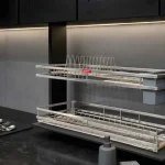 Giá bát nâng hạ điện Cadman lắp đặt cho khoang tủ bếp trên