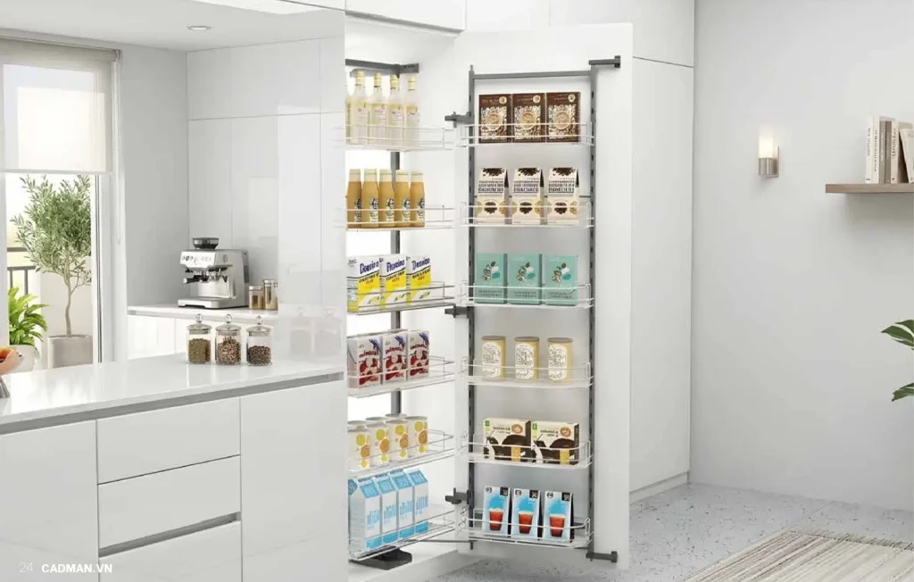 Tủ đồ khô 6 tầng Cadman Inox 304 nan dẹt